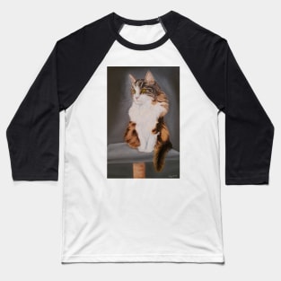 Posing cat Baseball T-Shirt